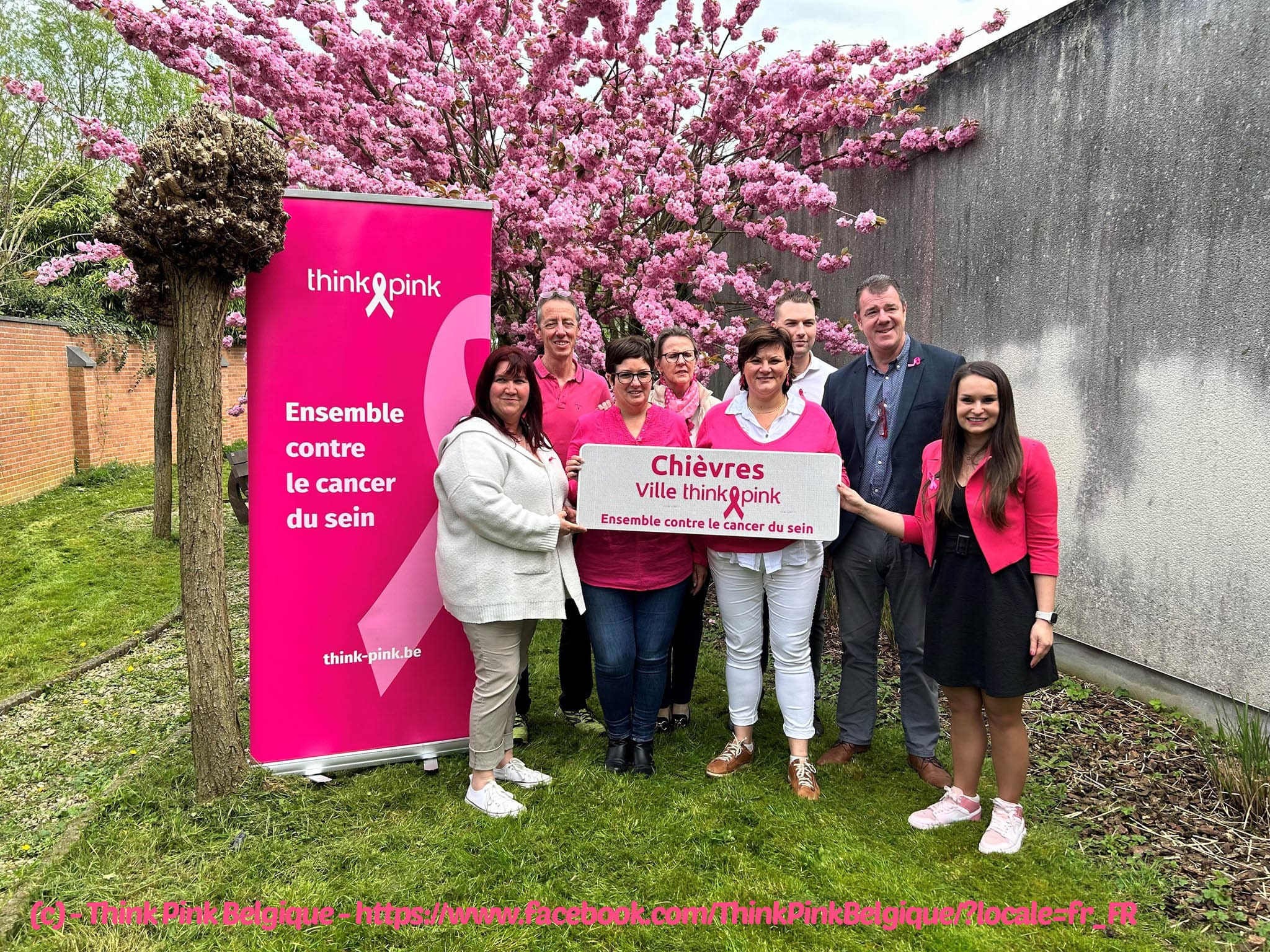 Chièvres se pare de rose pour combattre le cancer du sein