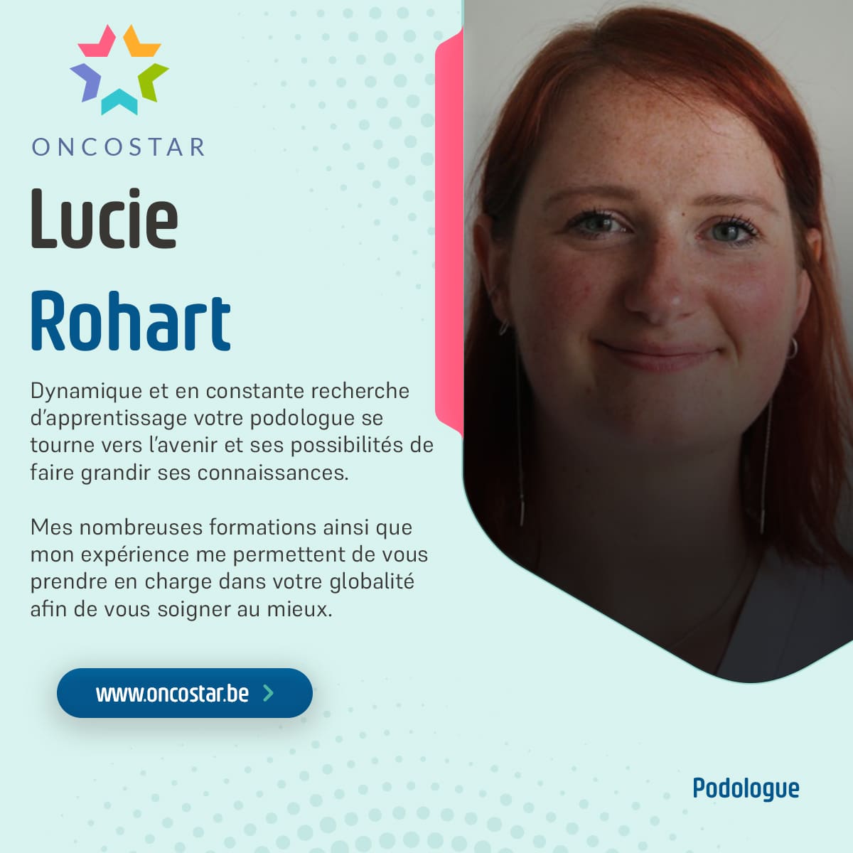 Lucie Rohart : Podologue Spécialisée en Oncologie