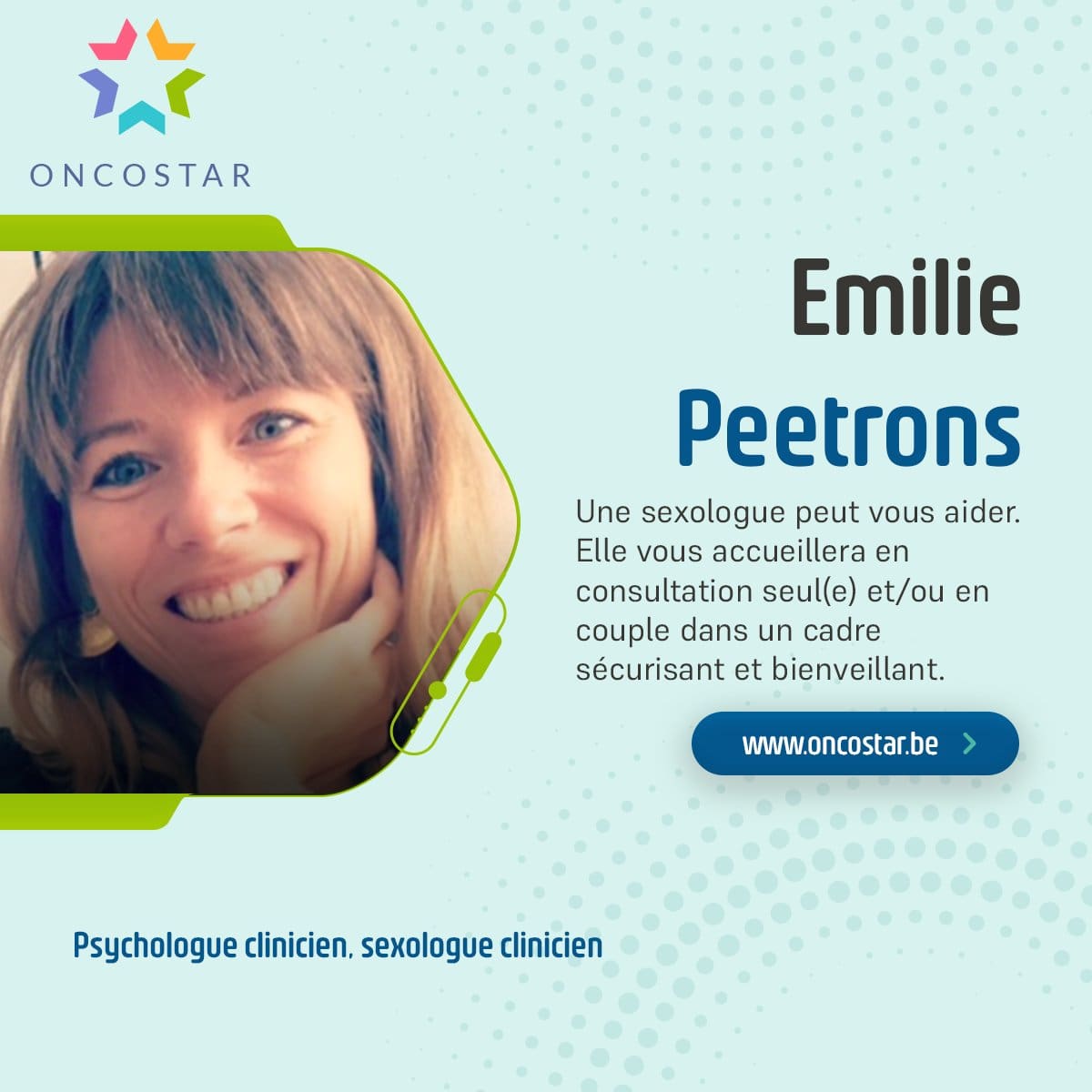 Emilie Peetrons : Psychologue Clinicienne et Sexologue Clinicienne