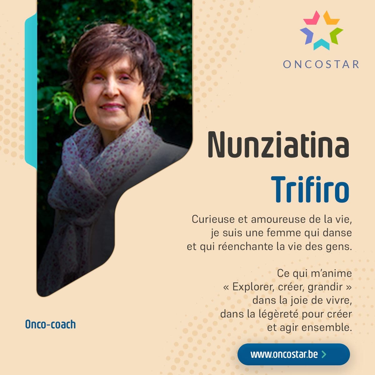 Nunziatina Trifiro : Onco-Coach et Accompagnatrice du Bien-Être