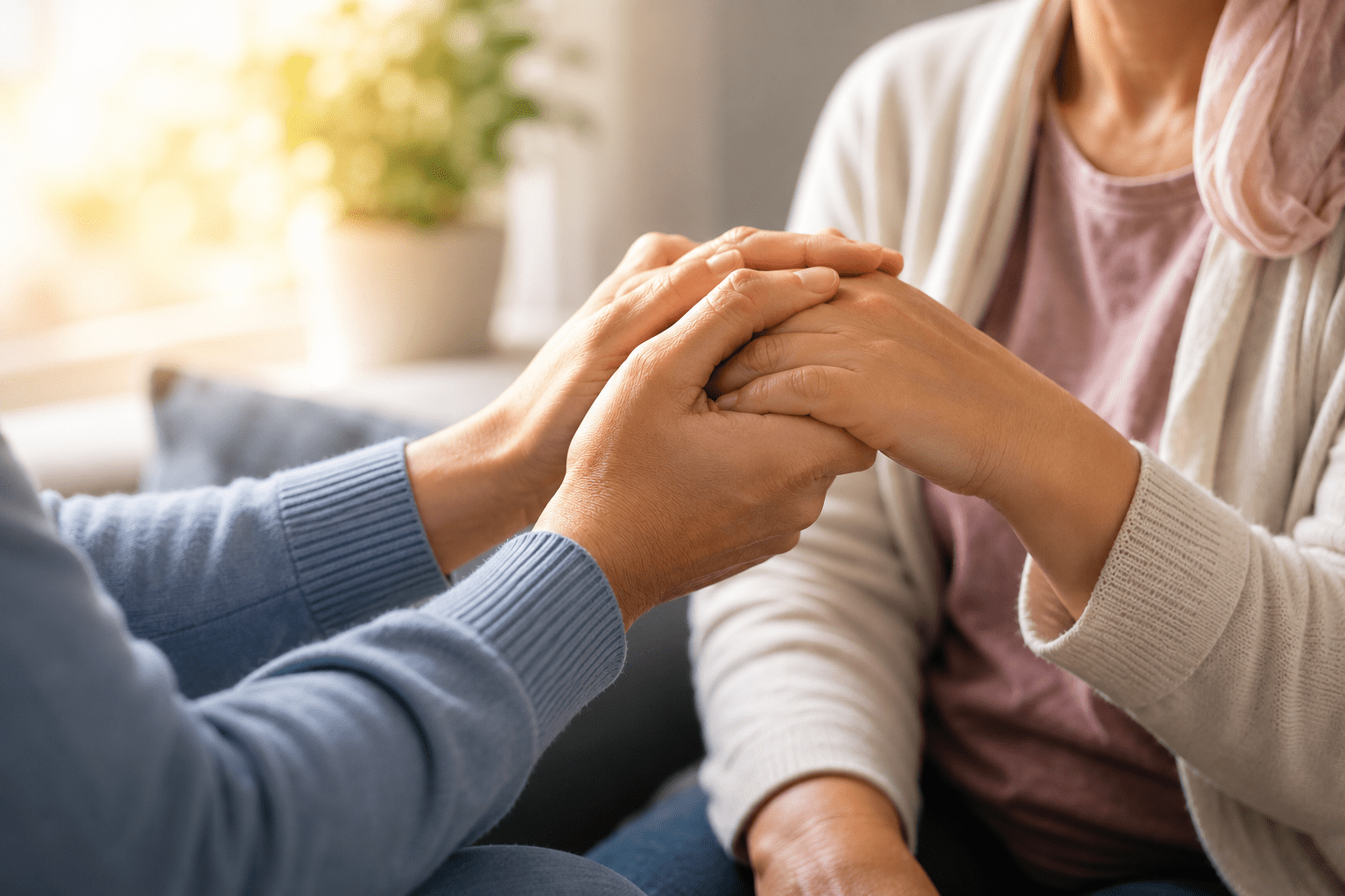 Accompagner une personne atteinte d’un cancer : trouver sa place, aider et rester présent