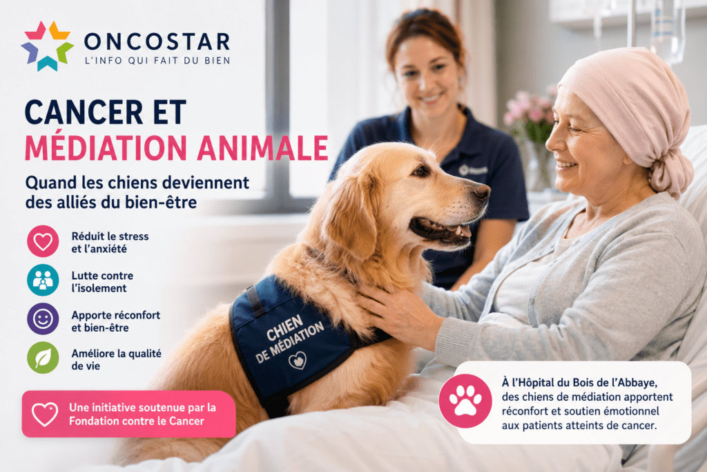 Cancer et médiation animale : quand les chiens deviennent des alliés du bien-être