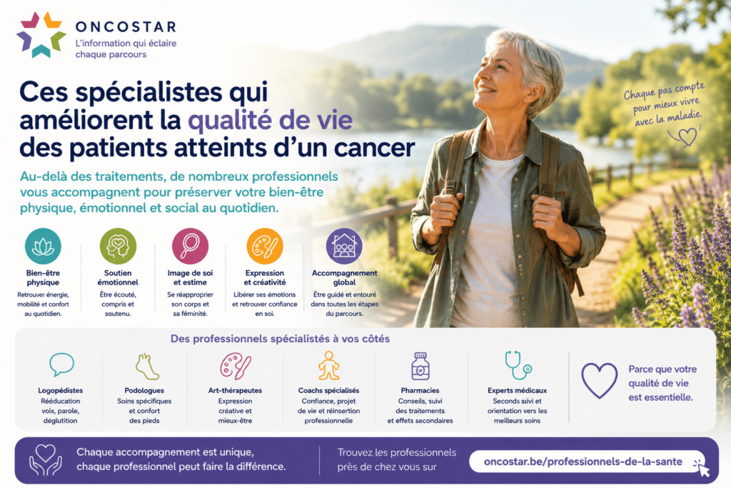 Ces spécialistes qui améliorent la qualité de vie des patients atteints d&rsquo;un cancer