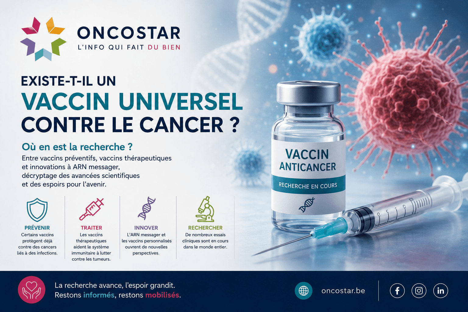 Existe-t-il un vaccin universel contre le cancer ?