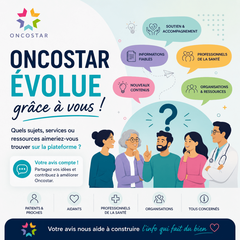Oncostar évolue : quels contenus aimeriez-vous trouver sur la plateforme ?