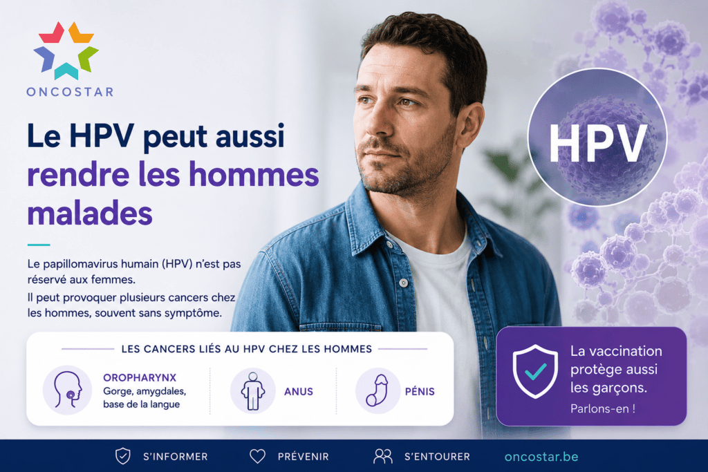HPV chez les hommes : ce virus peut aussi provoquer plusieurs cancers
