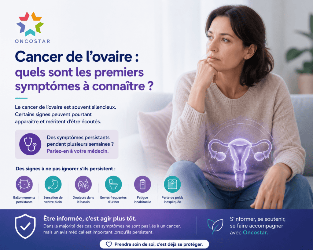 Cancer de l&rsquo;ovaire : quels sont les premiers symptômes à connaître ?