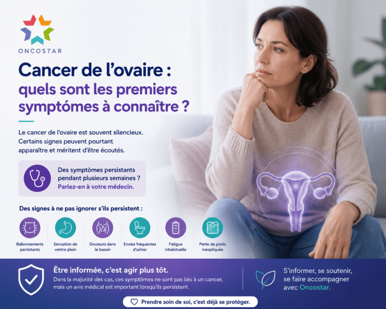 Cancer de l&rsquo;ovaire : quels sont les premiers symptômes à connaître ?