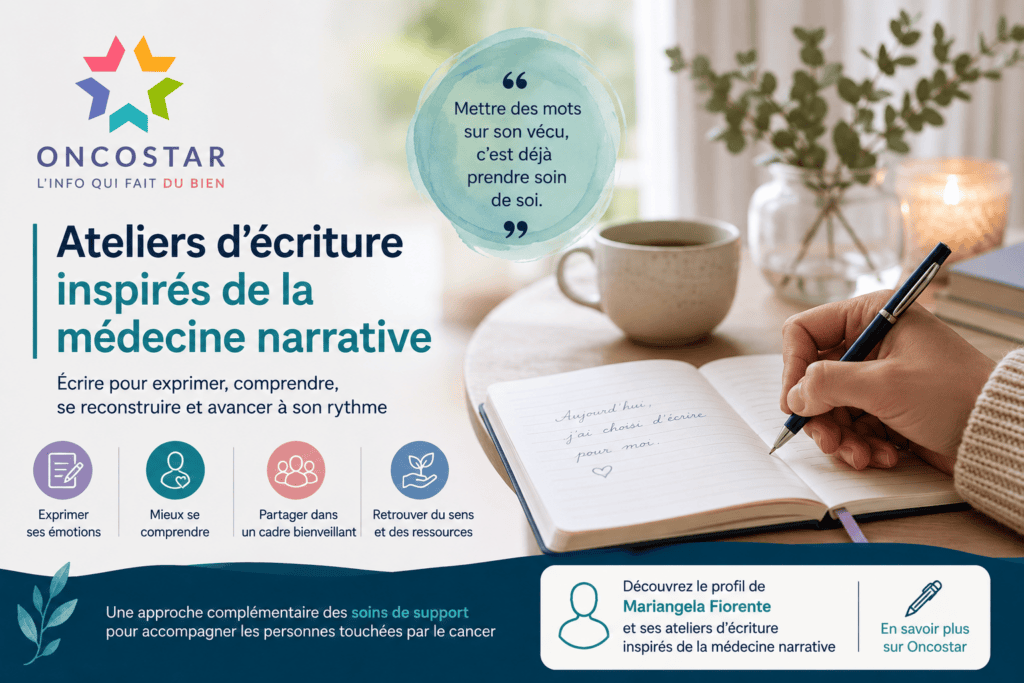 Écrire pour mieux traverser le cancer ? Découvrez les ateliers d&rsquo;écriture inspirés de la médecine narrative