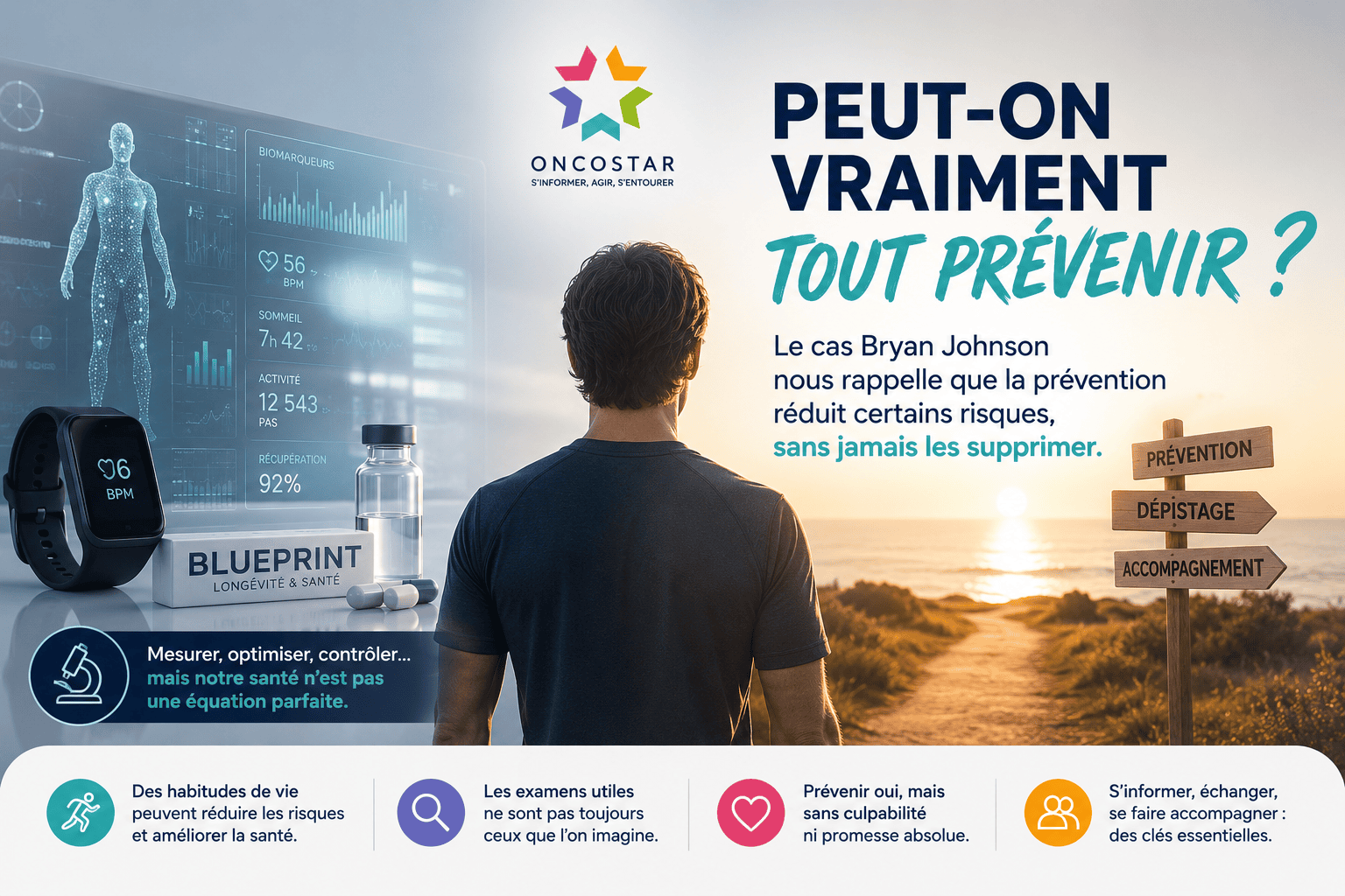 Bryan Johnson veut tout mesurer pour ne pas mourir : peut-on vraiment tout prévenir ?