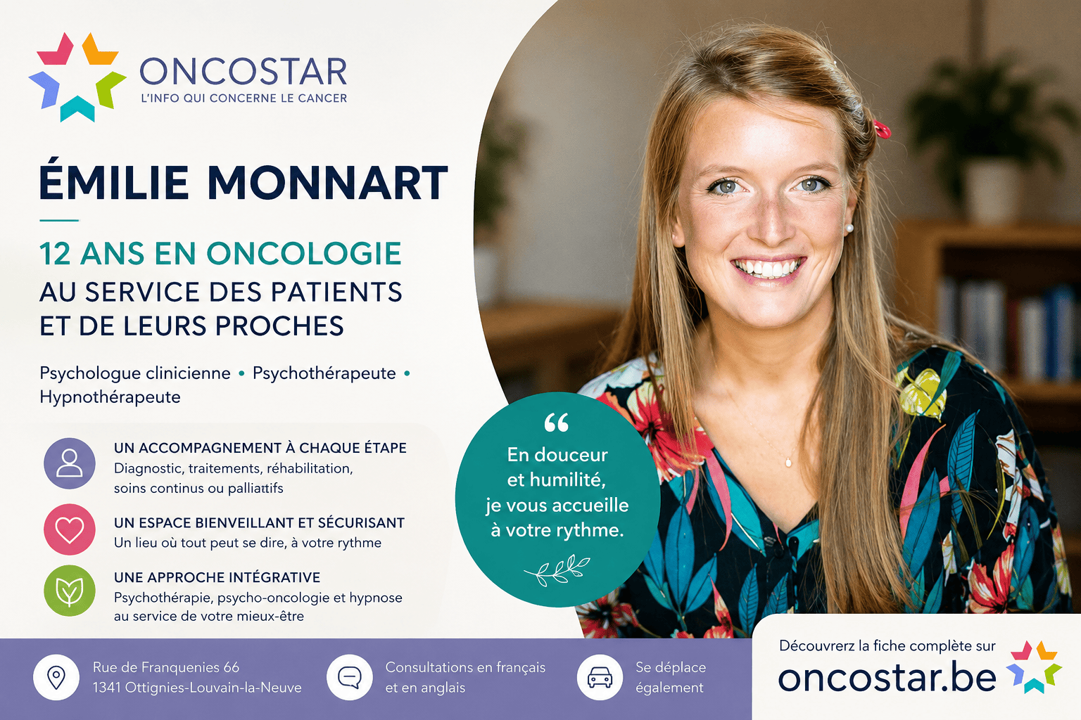 Cancer : quand l’accompagnement psychologique s’appuie sur 12 ans d’expérience en oncologie