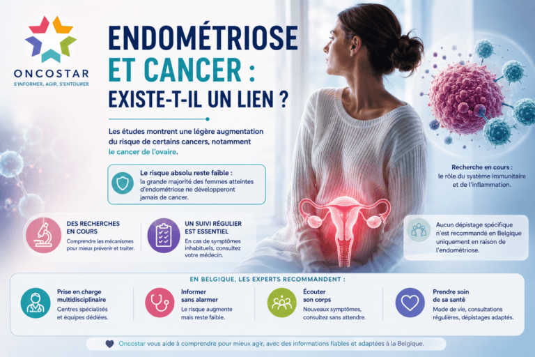 Endométriose et cancer : existe-t-il un lien ? Ce que disent les experts en Belgique